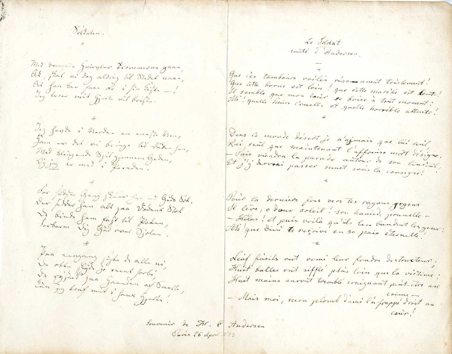 Lot 775 - ANDERSEN HANS CHRISTIAN: (1805-1875)