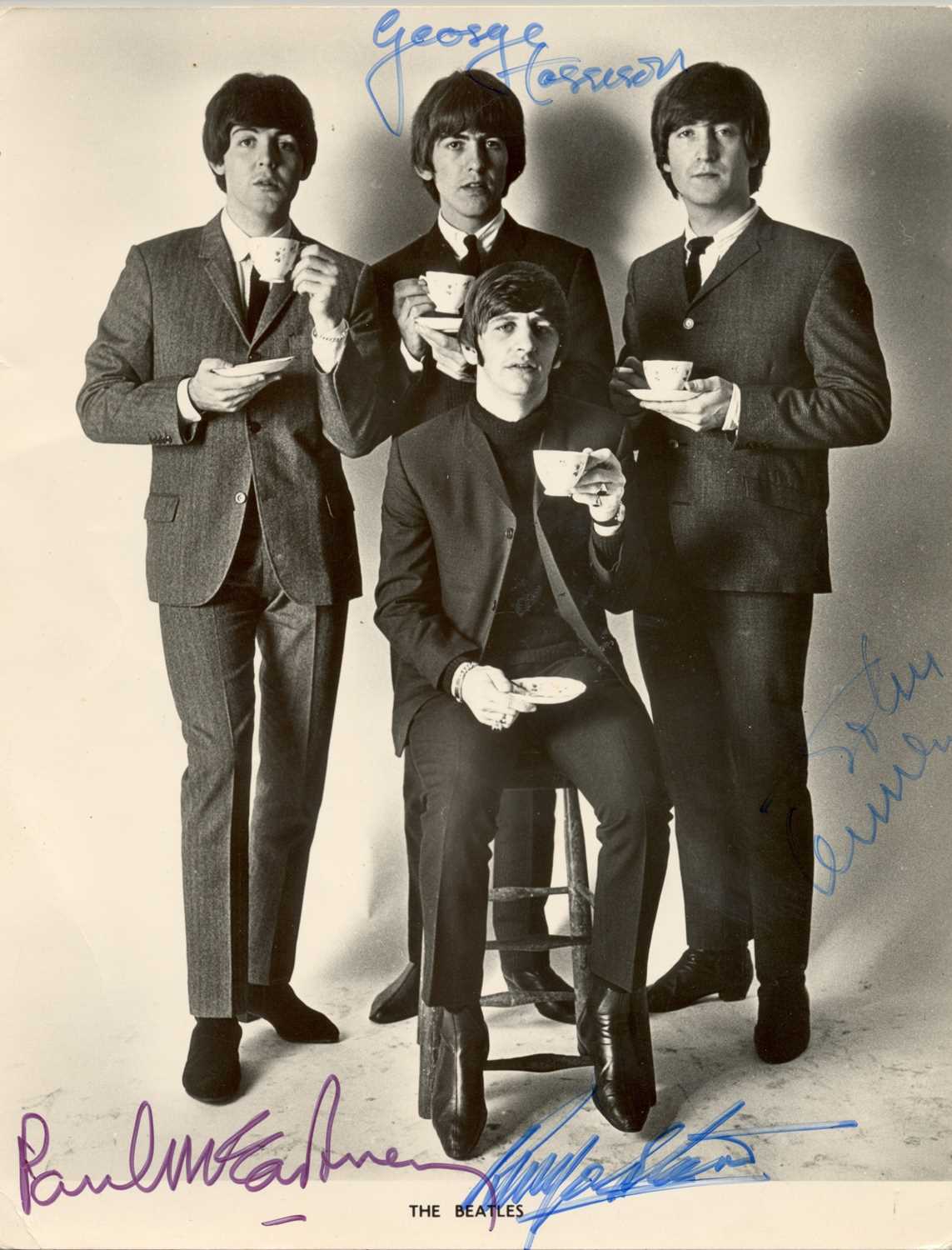 Lot 1120 - BEATLES THE: An excellent vintage signed 6.5 x...