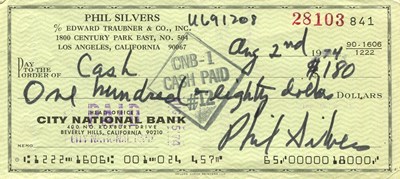 Lot 180 - SILVERS PHIL: (1911-1985)