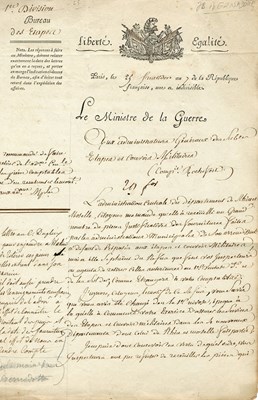 Lot 388 - BERNADOTTE JEAN BAPTISTE: (1763-1844)