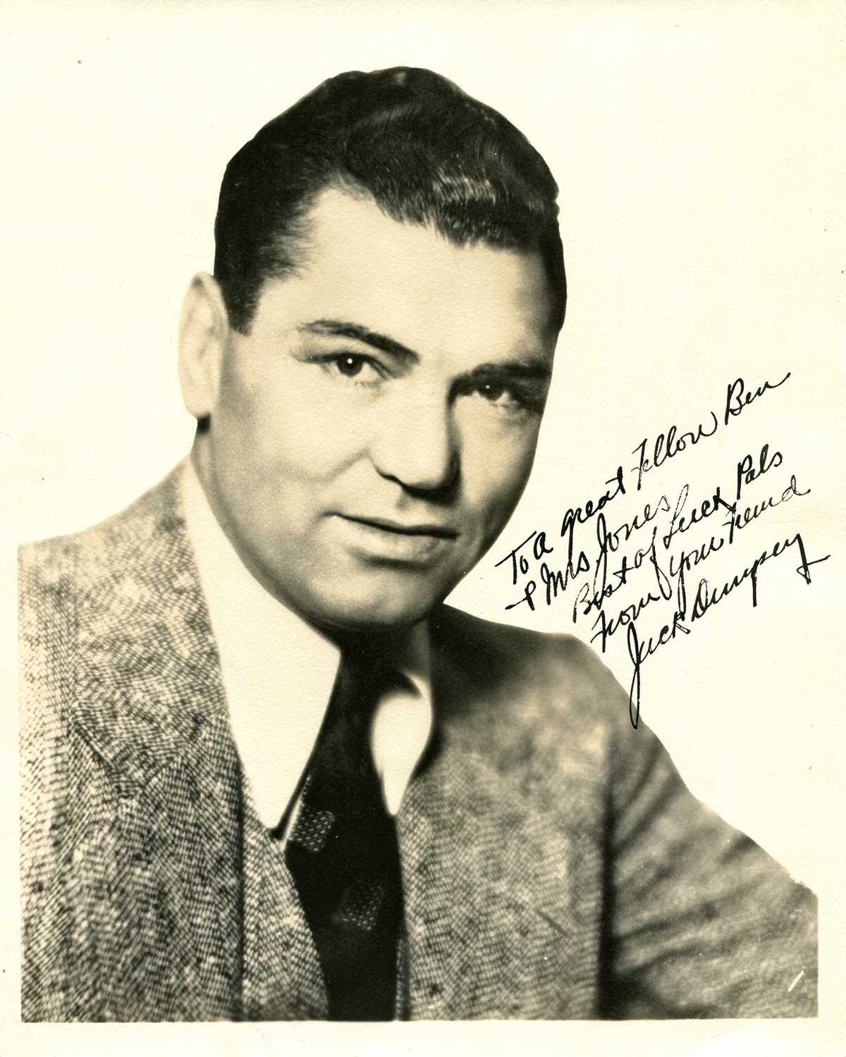 Lot 2 - DEMPSEY JACK: (1895-1983)