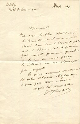 Lot 987 - FLAUBERT GUSTAVE: (1821-1880)