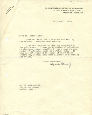 Lot 371 - FLEMING ALEXANDER: (1881-1955)