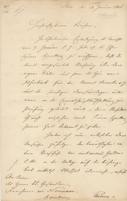 Lot 395 - METTERNICH PRINCE KLEMENS VON: (1773-1859)