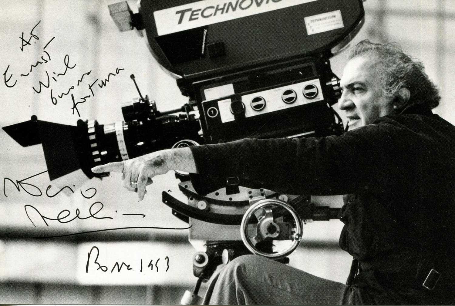 Lot 92 - FELLINI FEDERICO: (1920-1993)