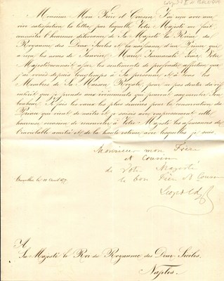 Lot 394 - LEOPOLD I: (1790-1865)