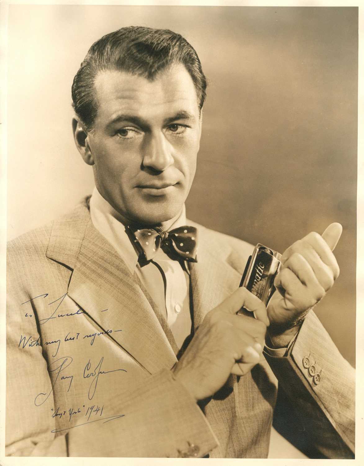Lot 27 - COOPER GARY: (1901-1961)