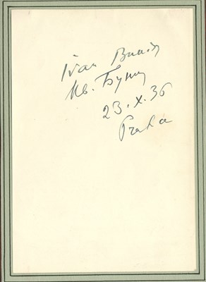 Lot 362 - BUNIN IVAN: (1870-1953)