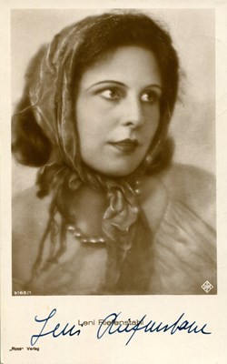 Lot 169 - RIEFENSTAHL LENI: (1902-2003)