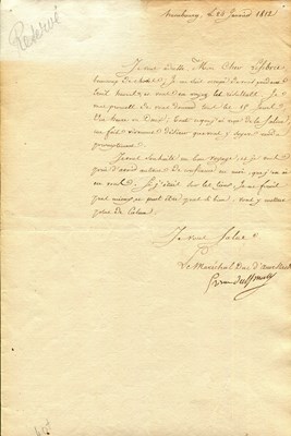 Lot 389 - DAVOUT LOUIS NICOLAS: (1770-1823)
