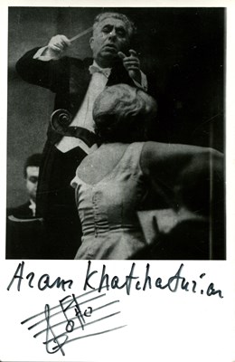 Lot 84 - KHATCHATURIAN ARAM: (1903-1978)