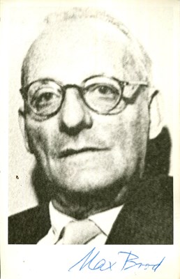 Lot 108 - BROD MAX: (1884-1968)