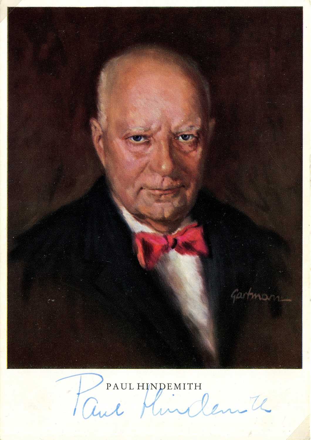 Lot 80 - HINDEMITH PAUL: (1895-1963)