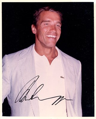 Lot 201 - SCHWARZZENEGGER ARNOLD: (1947- )