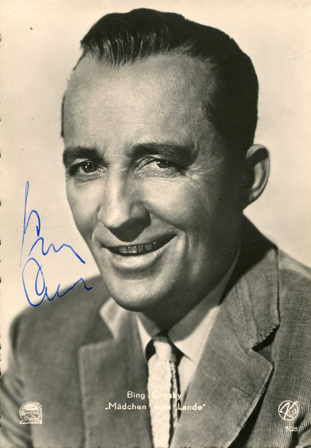 Lot 13 - CROSBY BING: (1903-1977)