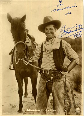 Lot 49 - CHEVALIER MAURICE: (1888-1972)