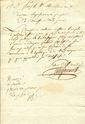 Lot 1153 - AUGEREAU CHARLES PIERRE FRANÇOIS: (1757-1816)