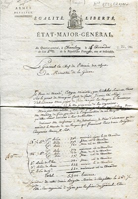 Lot 387 - KELLERMANN FRANÇOIS CHRISTOPHE: (1735-1820)