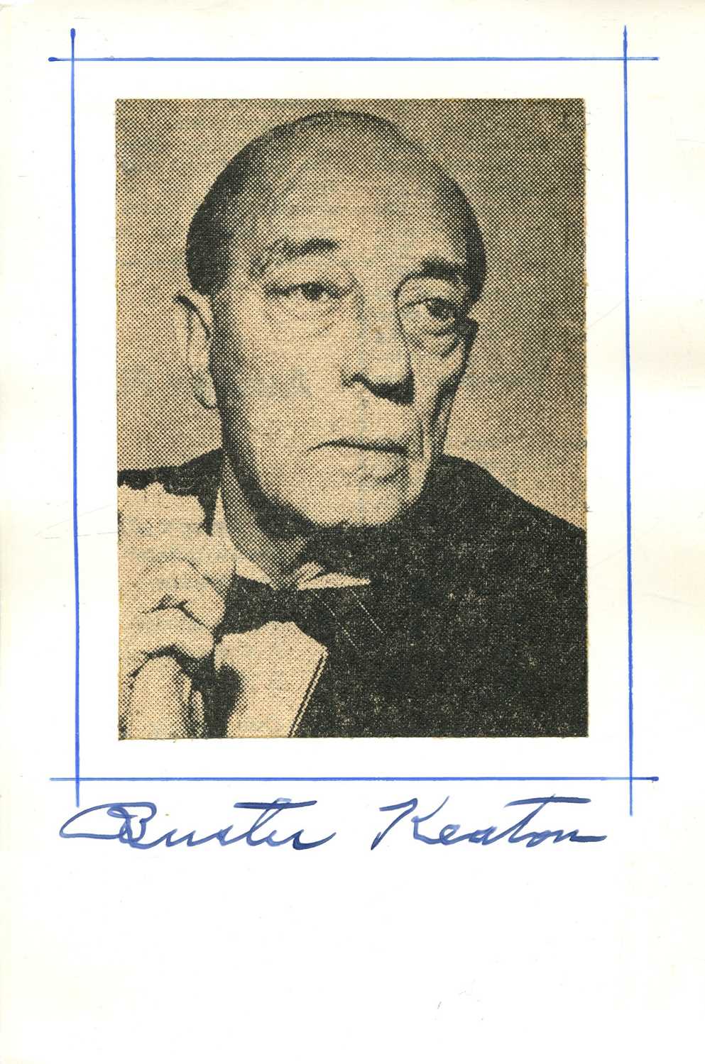 Lot 76 - KEATON BUSTER: (1895-1966)
