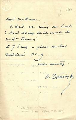 Lot 348 - DUMAS ALEXANDRE: Fils (1824-1895)