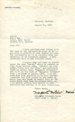 Lot 1049 - MITCHELL MARGARET: (1900-1949)