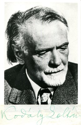 Lot 83 - KODALY ZOLTAN: (1882-1967)