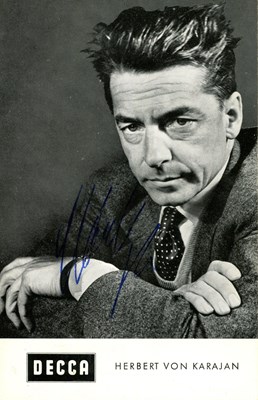 Lot 89 - KARAJAN HERBERT VON: (1908-1989)