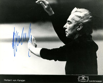 Lot 90 - KARAJAN HERBERT VON: (1908-1989)