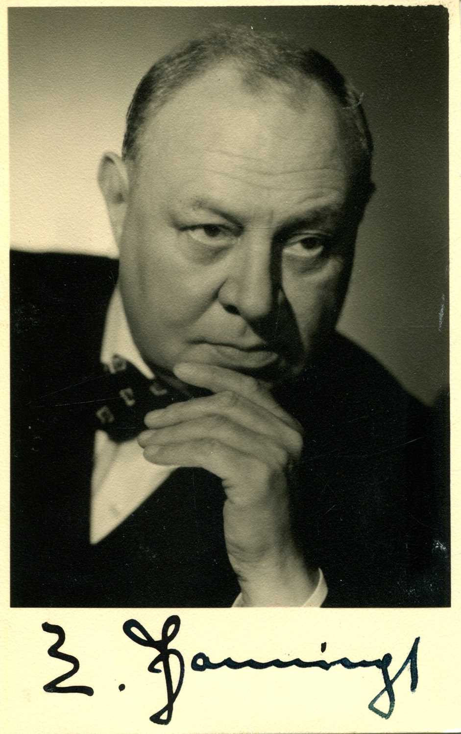 Lot 12 - JANNINGS EMIL: (1884-1950)