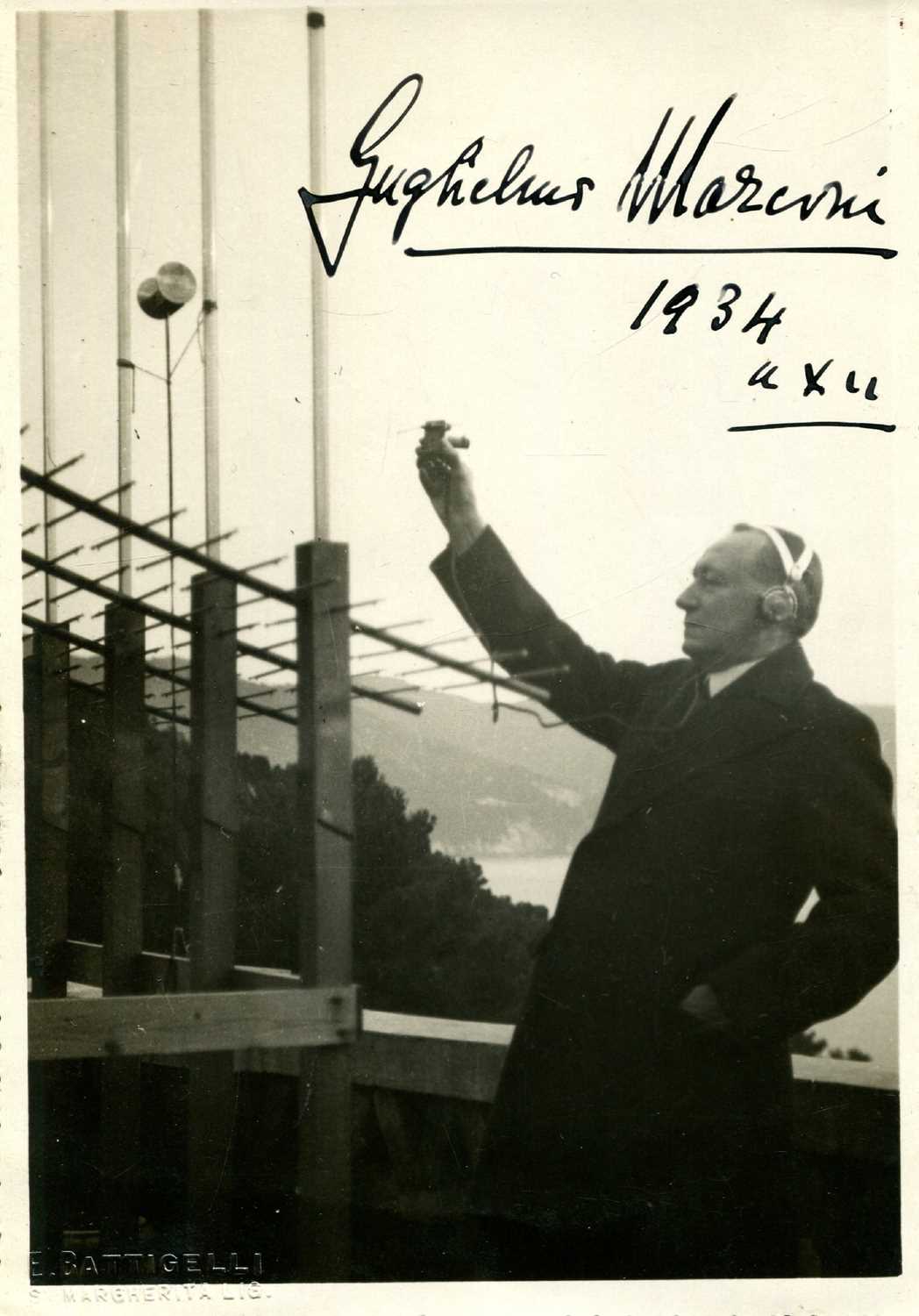 Lot 1116 - MARCONI GUGLIELMO: (1874-1937)