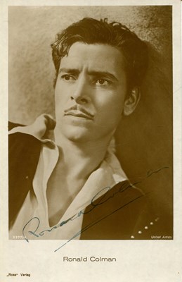 Lot 150 - COLMAN RONALD: (1891-1958)