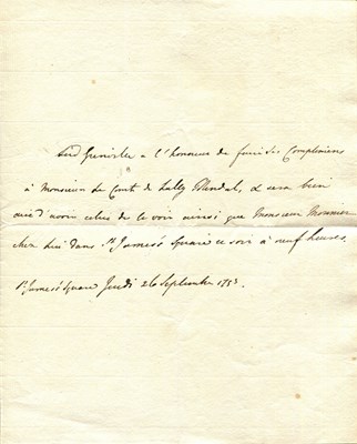 Lot 1256 - GRENVILLE WILLIAM: (1759-1834)