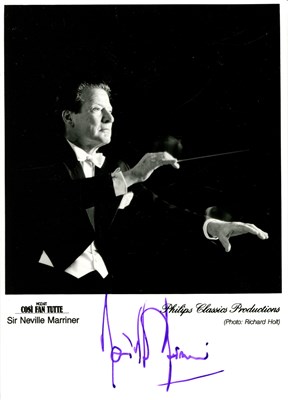 Lot 93 - MARRINER NEVILLE SIR: (1924-2016)