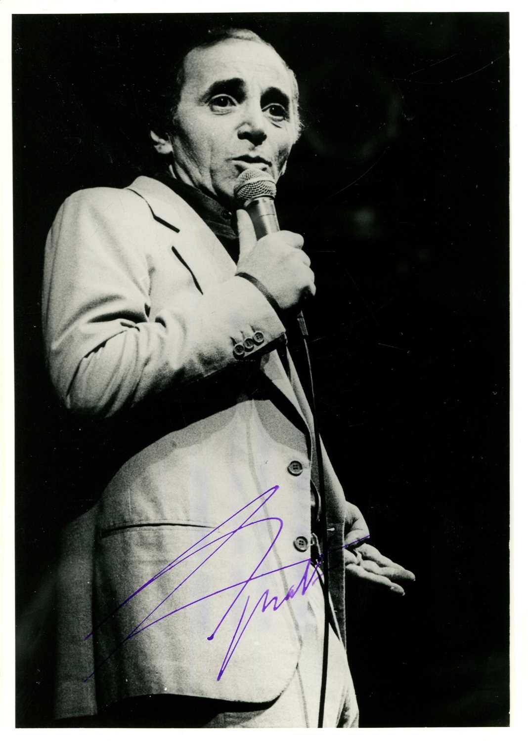 Lot 66 - AZNAVOUR CHARLES: (1924-2018)