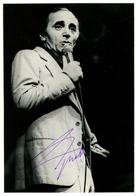 Lot 66 - AZNAVOUR CHARLES: (1924-2018)