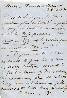 Lot 346 - HUGO VICTOR: (1802-1885)