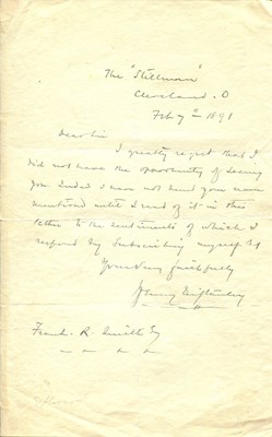 Lot 376 - STANLEY HENRY MORTON: (1841-1904)