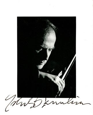 Lot 290 - MENUHIN YEHUDI: (1916-1999)
