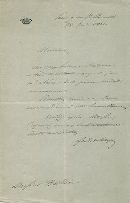 Lot 375 - DE LESSEPS FERDINAND: (1805-1894)