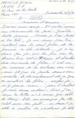 Lot 272 - MESRINE JACQUES: (1936-1979)