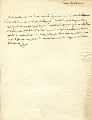Lot 402 - LA FAYETTE GILBERT DU MOTIER: (1757-1834)