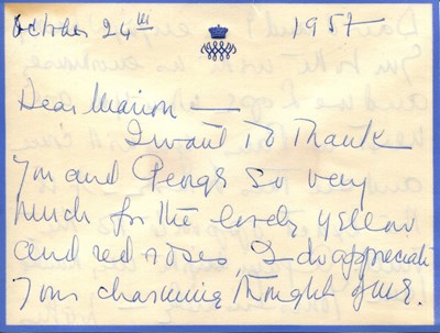 Lot 399 - WALLIS WINDSOR: (1895-1986)