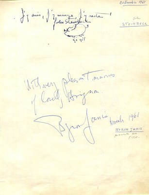 Lot 364 - STEINBECK JOHN: (1902-1968)