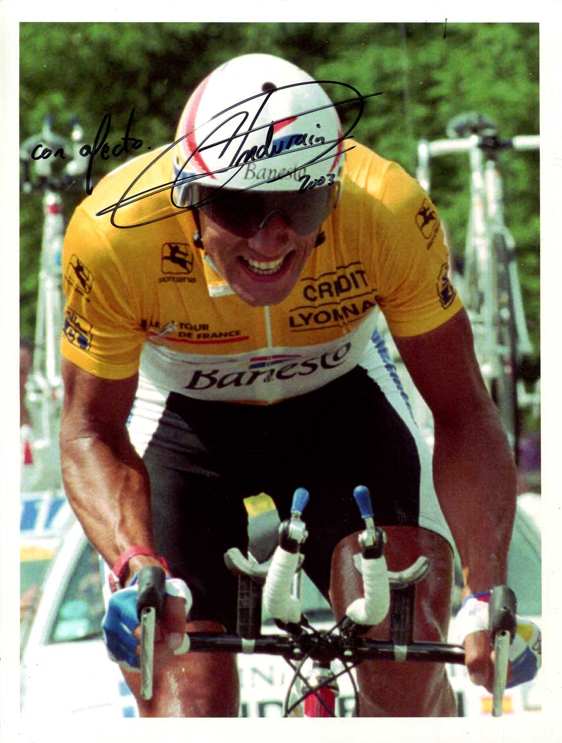Lot 2 - INDURAIN MIGUEL: (1964- )