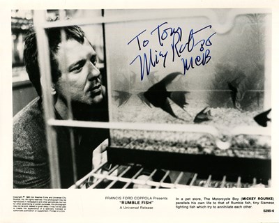 Lot 447 - ROURKE MICKEY: (1952- )