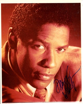 Lot 228 - WASHINGTON DENZEL: (1954- )