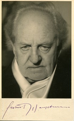 Lot 190 - HAUPTMANN GERHART: (1862-1946)