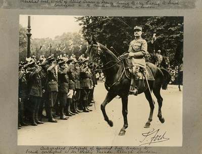 Lot 1141 - FOCH FERDINAND: (1851-1929)