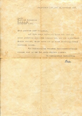 Lot 356 - BUBER MARTIN: (1878-1965)