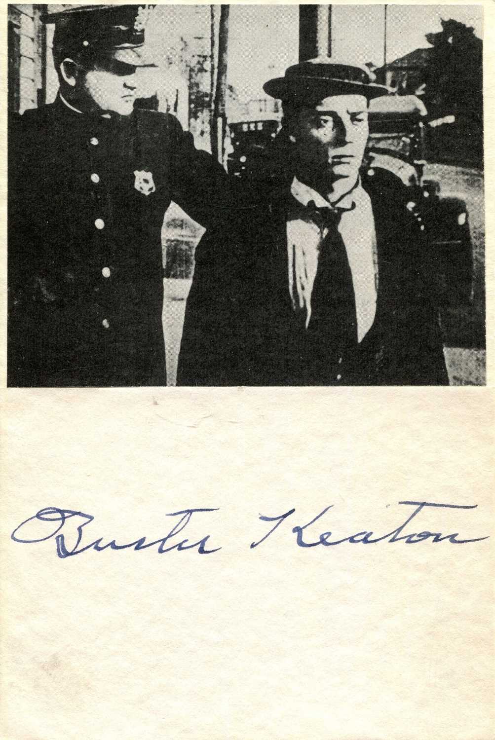 Lot 24 - KEATON BUSTER: (1895-1966)